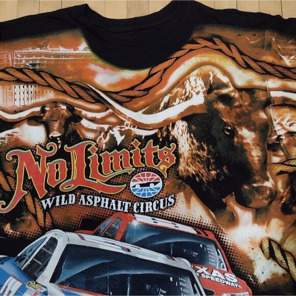 Chase Authentics Nascar No Limits 2013 AAA Texas Speedway All Over Print T Shirt - Picture 2 of 7